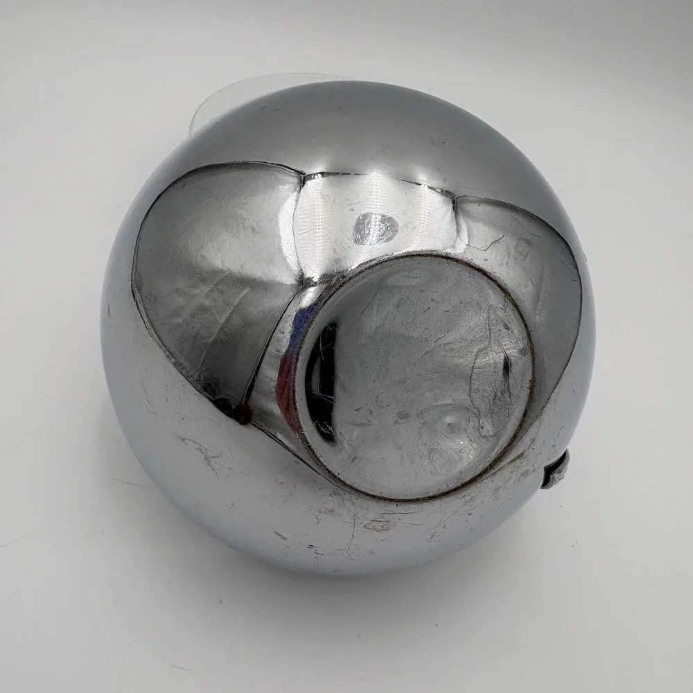 Antique c. 1935 Russel Wright for Chase USA Chrome‎ Metal Ice Bucket Machine Age